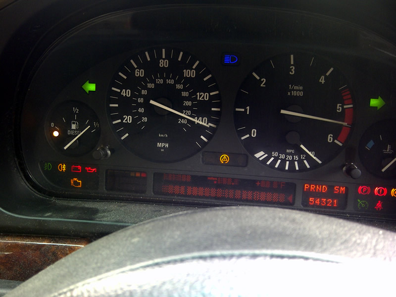 Bmw e34 instrument cluster problem #4